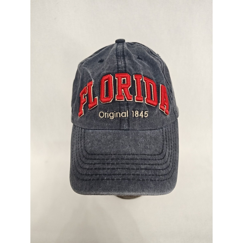 Florida Robin Ruth Original 1845 Hat Adjustable‎ Blue Red Relaxed Cap